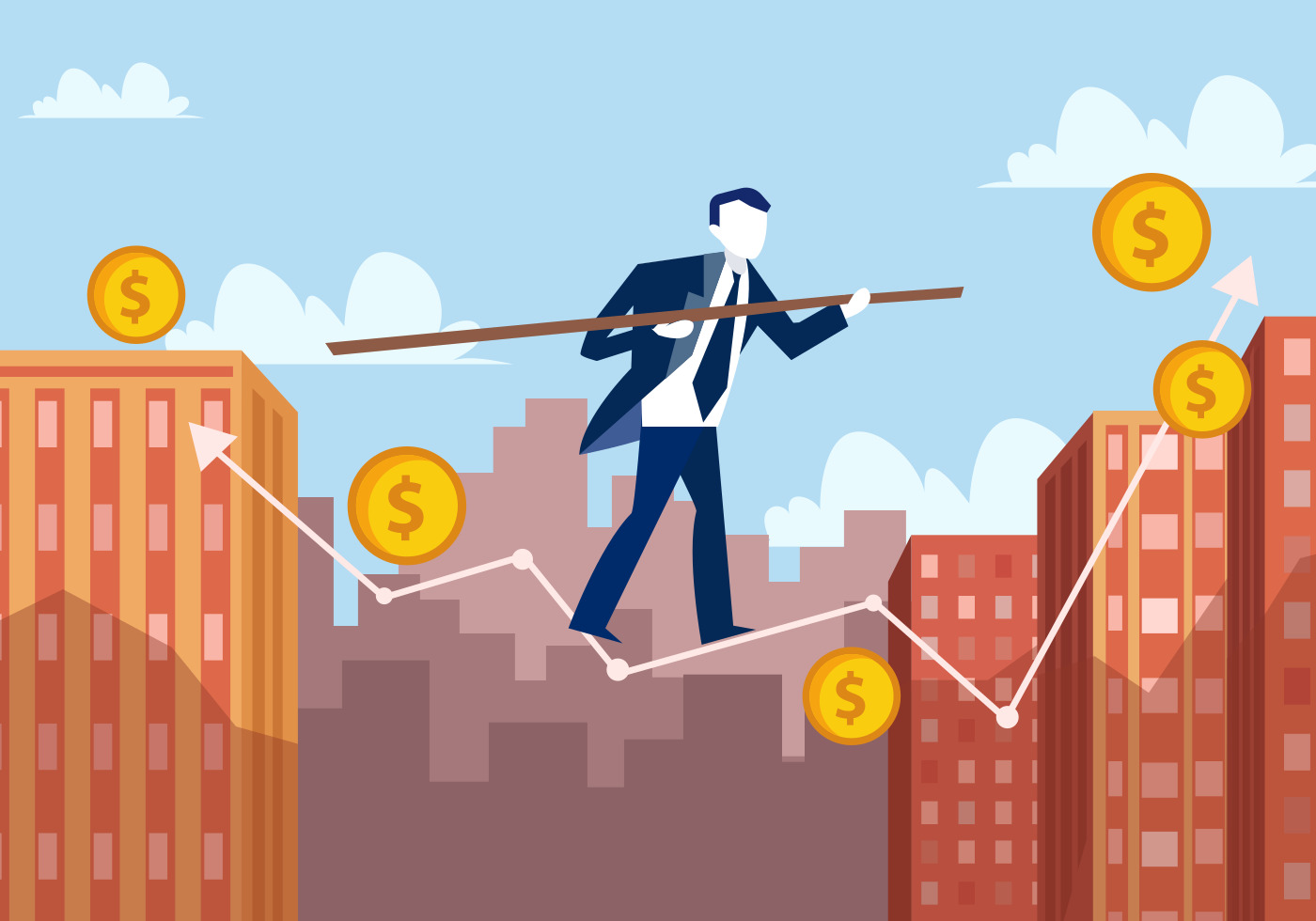 Business Man Balancing Act Image courtesy People Vectors by Vecteezy